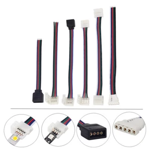 4Pin 5Pin LED strip connector For RGB RGBW 5050 LED Strip Wire Connection - Picture 1 of 11