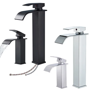 Modern Bathroom Sink Tap Cloakroom Vanity Basin Mixer Taps Single Lever Mono Tap - Picture 1 of 84