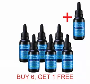 Liquified Zeolite Liquid Natural Detox Extra Strength 6pk + 1 FREE exp 10/27 - Picture 1 of 4