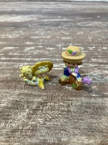 Strawberry Shortcake 1982 - Huckleberry Pie & Butter Cookie w/ Jelly Bear Minis - Picture 1 of 13