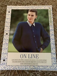VINTAGE CREATIVE NEEDLES PATTERN ON LINE CROCHET PATTERN IN 4ply Yarn - Picture 1 of 3