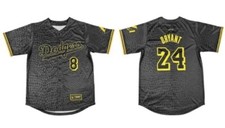 Kobe Bryant Los Angeles Dodgers Lakers Night Black Mamba Jersey SGA 9/1 SIZE XL