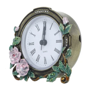 Small Table Clock Decorative Table Clock Vintage Desktop Clock Home Table Decor - Picture 1 of 12