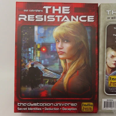 The Resistance Social Deduction Game Indie Boards & Cards Eskridge 2012 Complete - Image 1 of 4