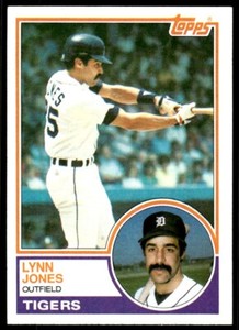 1983 Topps Lynn Jones Detroit Tigers #483