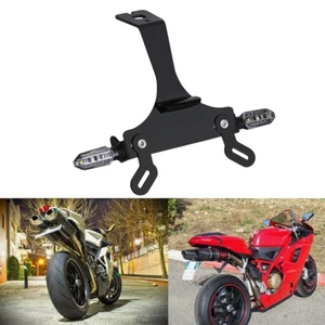 Rear Short Tail Tidy Fender Eliminator LED Turn Signal For Ducati 848 1098 1198 - Picture 1 of 18