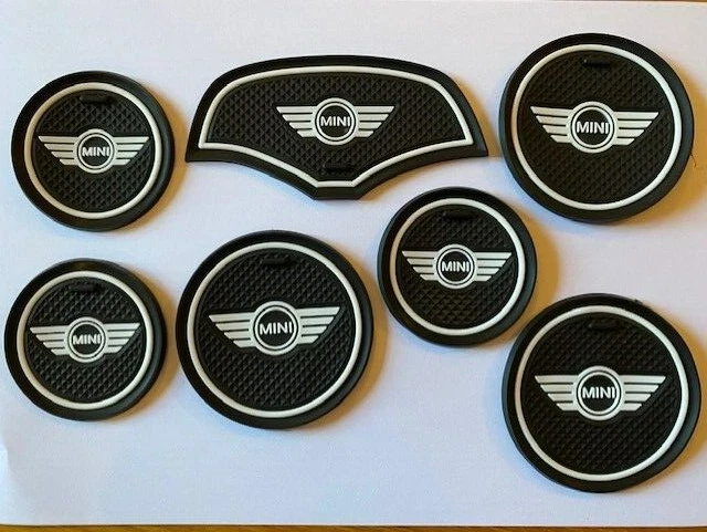 MINI (F56 - F55) 2014 - 2022 (7 PEÇAS) CONJUNTO DE ALMOFADAS DE PORTÃO PAINEL INTERIOR - BRANCO - Imagem 1 de 4