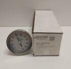 NEW! REOTEMP 3" DIAL 4" STEM 1/2" NPT 0-200F DEGREE THERMOMETER AA0401F43