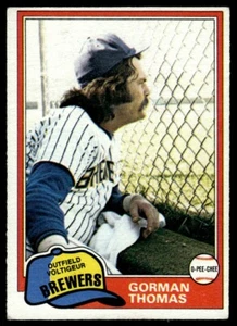 1981 O-Pee-Chee Gorman Thomas Milwaukee Brewers #135 R49 - Picture 1 of 2