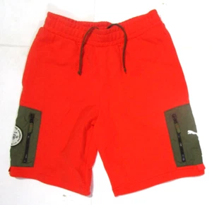 Nuovo con etichette - Puma Porsche PL Statment Uomo Corto - Arancione 4 Tasche Activewear Taglia Small - Foto 1 di 5