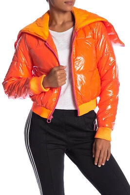 Chaqueta Adidas Cálida, Capucha Adjunta con Cremallera, Cremallera Frontal, Abullonada Grande, $150 Nueva con Etiquetas Foto 1 de 4