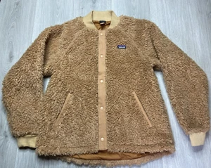 Patagonia Jacket Girls XXL 16-18 Retro-X Fleece Bomber Buckwheat Sherpa Outdoor - Picture 1 of 8