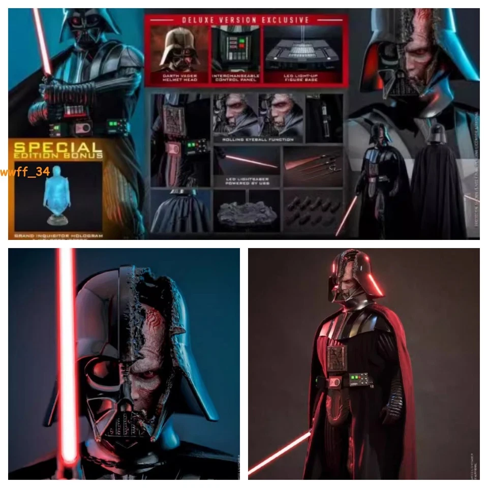 Ready Hot DX28 Star Wars 1/6 Darth Vader Deluxe Version Figures Toys Gift