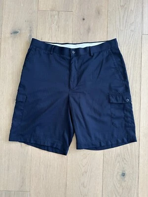 Island Republic Cargo Shorts Men’s Size 36 Black Striped Polyester - Image 1 of 3