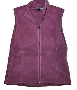 EASTERN MOUNTAIN SPORTS Damen Fleeceweste groß rot magenta Activewear Outdoor - Bild 1 von 9
