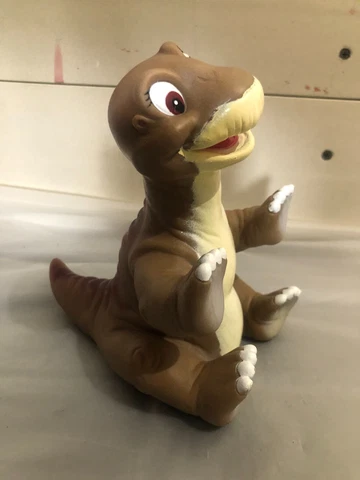 Vintage 1988 The Land Before Time Littlefoot Dinosaur Pizza Hut Hand Puppet Cover