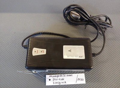#1430 Ladegerät 24V-4AH 3 polig XLR für Elektromobil - Bild 1 von 4