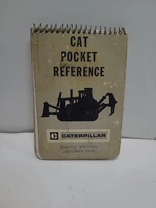 Caterpillar Tractor CAT Pocket Reference Eighth Edition January 1979  - Picture 1 of 9