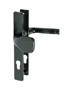 Drückergarnitur Set schwarz Torklinke Türgriff für Haustüren, Gartentüren TOP - Picture 1 of 4