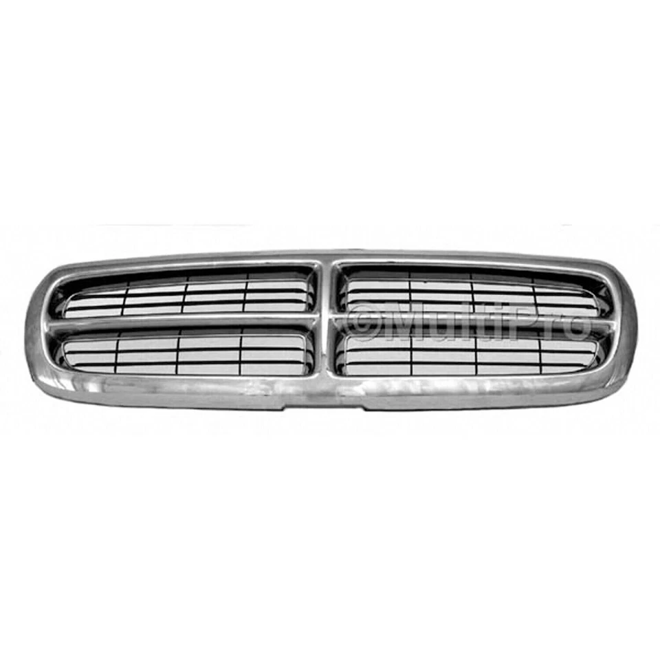 Nueva parrilla cromada con inserción delantera negra para Dodge Dakota 1997-2004 CH1200199 Foto 1 de 2