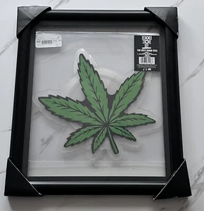 100 GECS Snake Eyes Weed Leaf Shaped 10" VINYL  Picture Disc EP 420 Framed ✅✅ - Picture 1 of 5