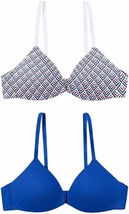 Hanes Girl's 2-Pack Molded Wirefree Bra - Picture 1 of 1