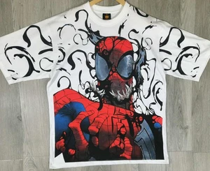 Vintage Marvel Spider-Man Venom Symbiote AOP Graphic (Size:2XL) T-Shirt #5 - Picture 1 of 4