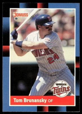 1988 Donruss #245 Tom Brunansky - Image 1 of 2
