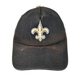 Gorra Snapback juvenil del equipo de la NFL negra descolorida para niños 8-20 New Orleans Saints - Imagen 1 de 8