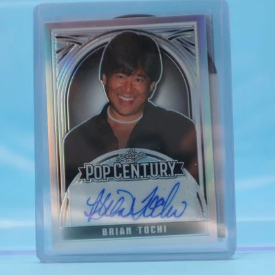 BRIAN TOCHI 2024 Leaf Pop Century #22/25 Autograph "REVENGE OF THE NERDS" TAKASH - Image 1 of 2