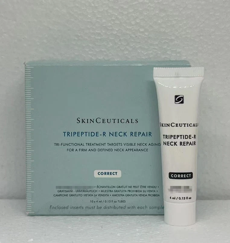 10件装SkinCeuticals三肽-R紧致颈部修复霜4毫升=40毫升 — 第 1/1 张图片