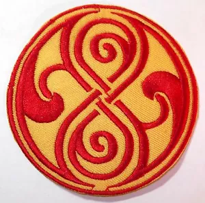 Seal of Rassilon gelb 3 1/2" breit gestickter Aufnäher - Bild 1 von 1