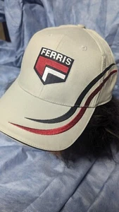 Ferris Commercial Mower baseball hat * NEW * OEM * light Gray in Color - Picture 1 of 4