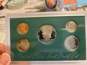 1994 S US Proof Set Embalaje original 5 juego de monedas con COA / tarjeta de especificaciones - Imagen 1 de 4