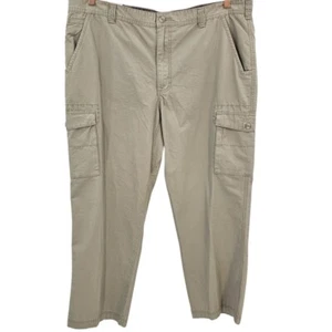 Cabela's Mens 42x30 Linwood Ripstop Cargo Tan Straight Leg Hiking Pants NWT - Picture 1 of 16