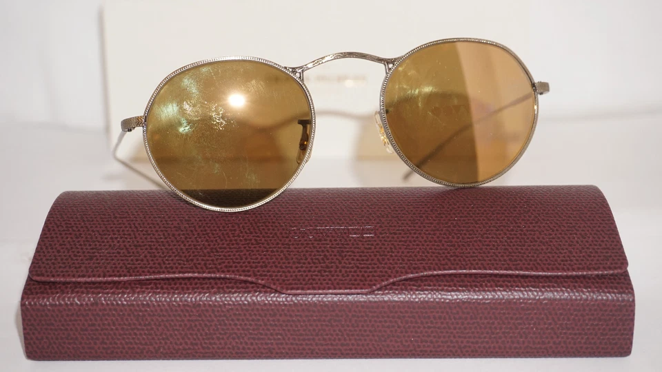 Oliver Peoples Unisex Adults Gold Sunglasses