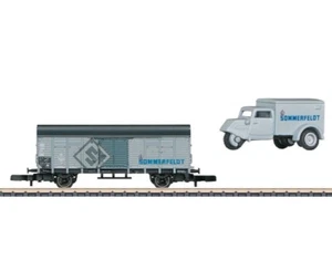 80028 Marklin Z-scale , car and 3 wheel truck Museumwagen 2017 NEW in Box - Picture 1 of 1