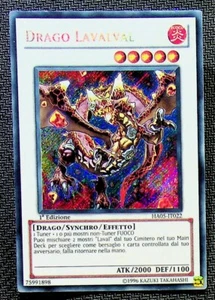 DRAGO LAVALVAL Rara Segreta in Italiano (EXC) HA05-IT022 YUGIOH - Foto 1 di 1
