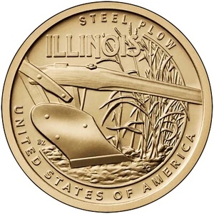 $1 Illinois Uncirculated American Innovation Coin 2024 - Picture 1 of 2