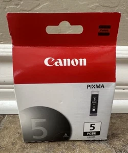 Canon PIXMA PGBK 5 Black Ink Cartridges PGI-5BK - Genuine - Picture 1 of 3