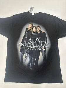 Lady Antebellum, Need You Now, Black, T-Shirt XL Vintage - Picture 1 of 3