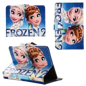 Elsa & Anna Frozen II Case for Samsung Galaxy Tab 3 4 A7 A8 S6 E 7" 8" Cover - Picture 1 of 7