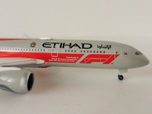 Etihad Airways Boeing 787-9 1/500 Herpa 533263 Abu Dhabi Grand Prix Formule 1