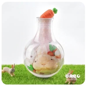 《Pintoo》3D Puzzle in a Bottle - Lovely Rabbits (160pcs) - Picture 1 of 7