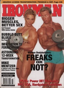 Ironman 11/2001 Andrulla Blanchette Jan Tana Kelly Ryan Women’s Physique Divas - Picture 1 of 11