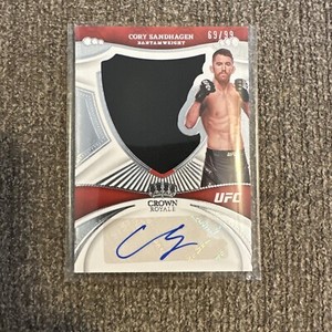 2023 UFC Chronicles Crown Royale Silhouettes Relic Patch Auto Cory Sandhagen /99