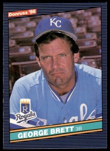1986 Donruss George Brett Kansas City Royals #53