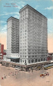 # H2640    HOUSTON,  TX.     POSTCARD,   RICE HOTEL - Picture 1 of 2