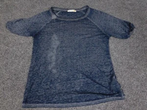 C&C Womens Shirt Small Blue stretch pullover - Picture 1 of 13