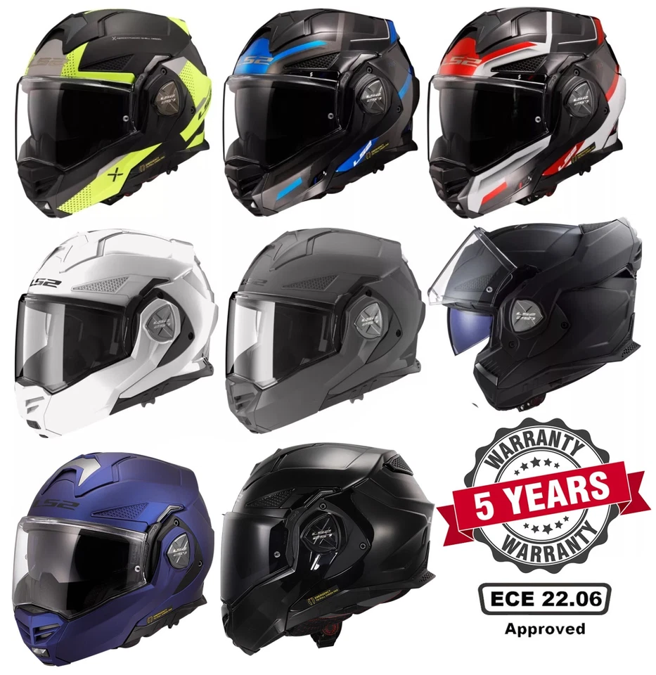 CASCO MOTO LS2 FF901 ADVANCE X ECE22.06 MODULAR ABATIBLE FRONTAL CARA COMPLETA Foto 1 de 3